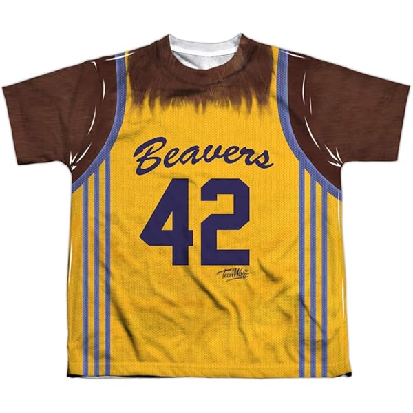 Amazon.com: Youth: Teen Wolf- Beavers Jersey #42 Kids T-Shirt Size
